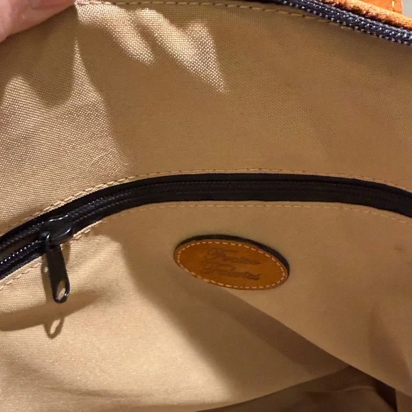 Fresco Fabrics Colorful Floral Embroidered Tote Bag - Picture 4 of 11